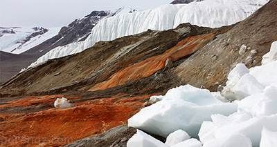  راز آبشارهای قطب جنوب که به رنگ خون هستند