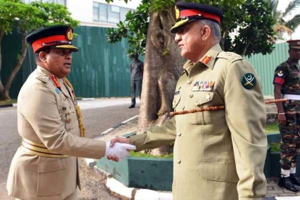 دیدار فرماندهان ارتش پاکستان و سریلانکا