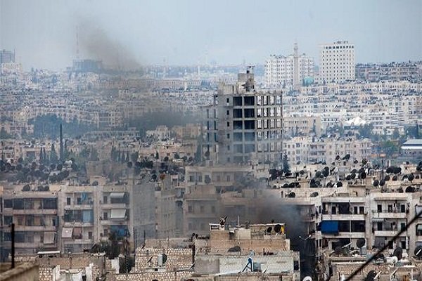 حمله خمپاره‌ای به ساختمان تجاری روسیه در دمشق