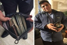 کارمند امانتدار شیرازی یک میلیارد تومان پول نقد را به صاحبش بازگرداند + عکس