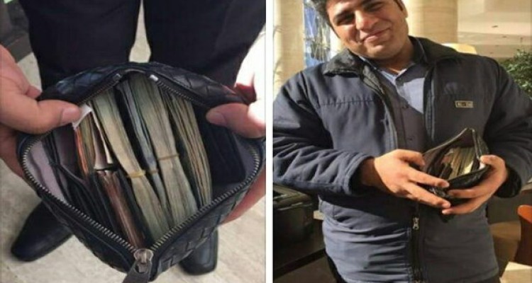 کارمند امانتدار شیرازی یک میلیارد تومان پول نقد را به صاحبش بازگرداند + عکس