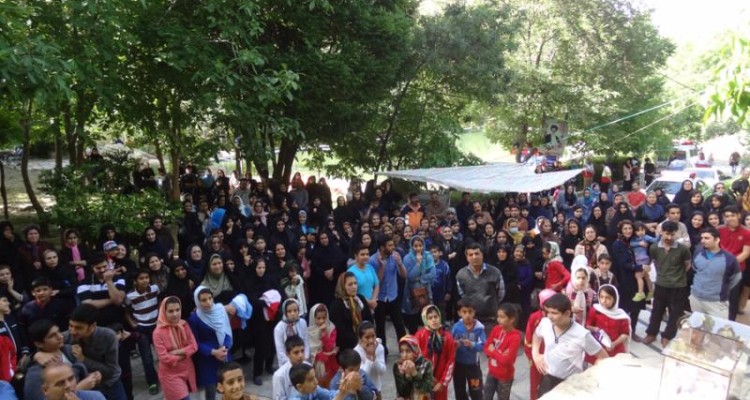 همایش بزرگ پیاده روی خانوادگی در صحنه برگزار شد
