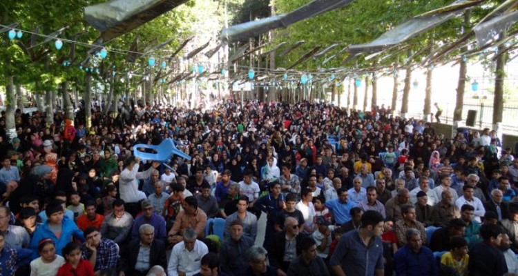  مراسم جشن نیمه شعبان درصحنه برگزار شد