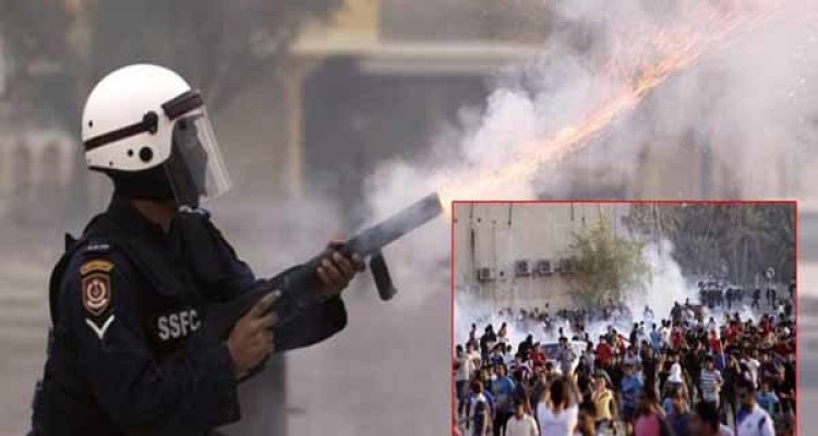 آل خلیفه تهدید به خاک و خون کشیدن عزاداران بحرینی کرد