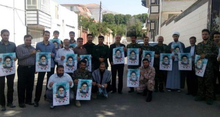راهپیمایی روز قدس در شهرستان صحنه برگزار شد
