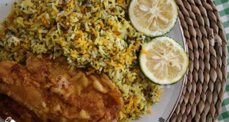  سبزی پلو ماهی هندی مخصوص چله تابستان 