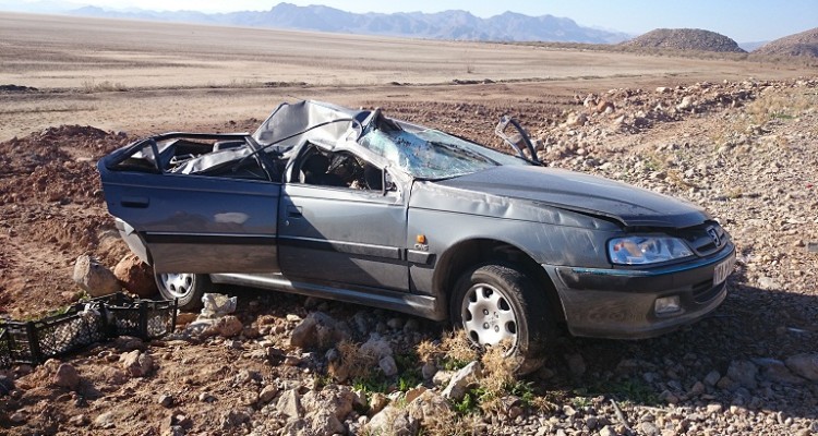 واژگونی پژوپارس در محور صحنه به بیستون 7 مصدوم برجای گذاشت