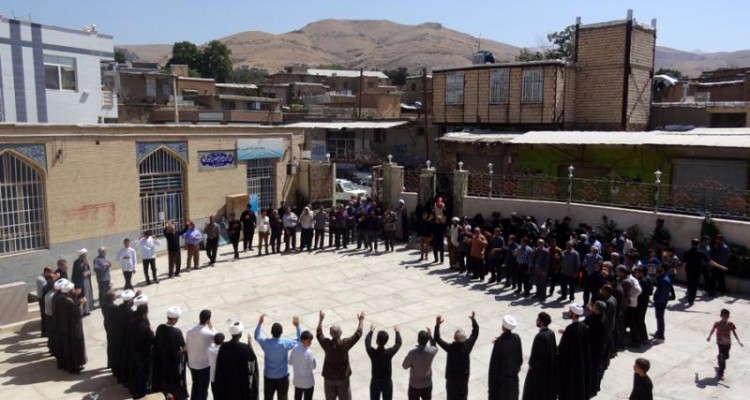  صحنه در سالروز شهادت امام صادق(ع) غرق در ماتم و عزا شد 