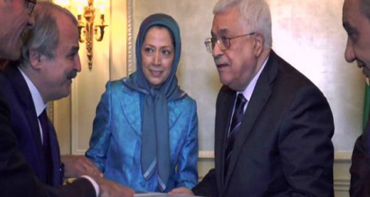 دیدار أبومازن با سرکرده منافقین به درخواست مقامات سعودی انجام شد