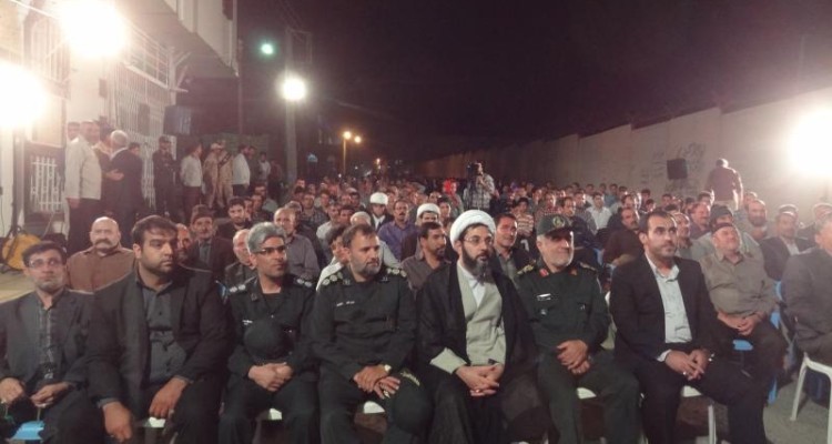مراسم بزرگداشت شهید کریم جعفری ( آبرو محله) در شهر صحنه برگزار شد