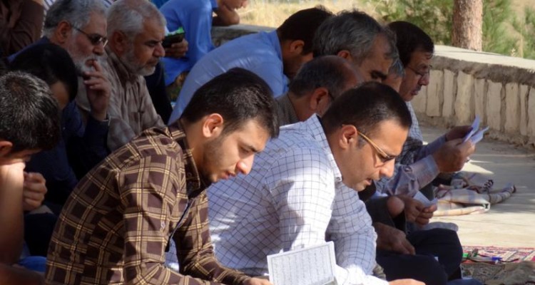  دعای پرفیض عرفه در صحنه برگزار شد + گزارش تصویری
