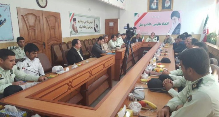 مراسم تودیع و معارفه فرمانده نیروی انتظامی ثلاث باباجانی برگزار شد