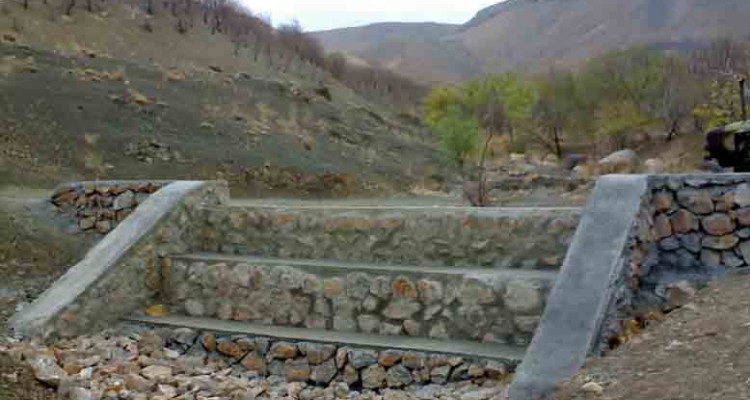  پروژه آبخیز داری روستای گونبان بخش دینور افتتاح شد