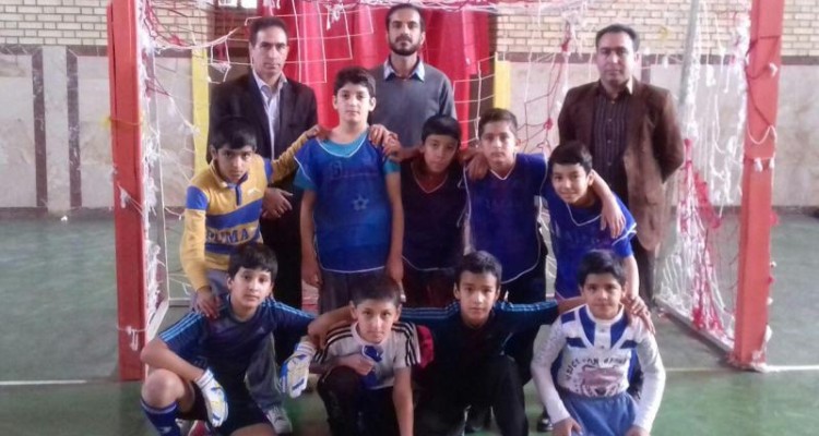 مسابقات فوتسال مدارس ابتدایی شهرستان صحنه با حضور 8 تیم برگزار شد