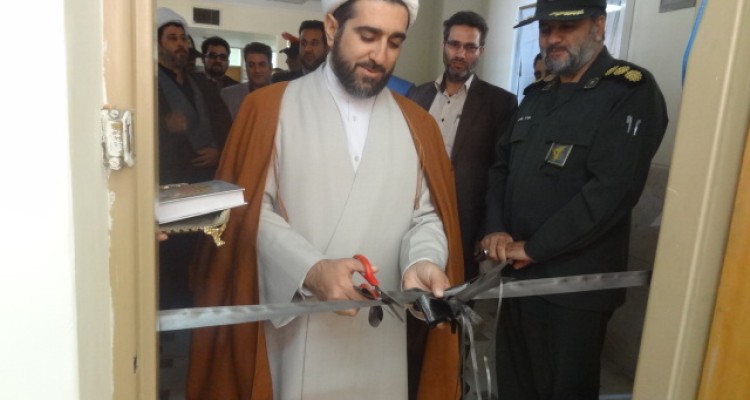 پایگاه مقاومت بسیج شهدای مدافع حرم در دادگستری شهرستان صحنه افتتاح شد