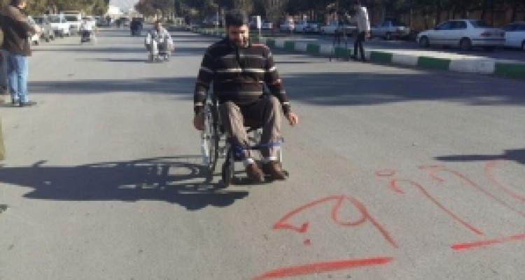 	مسابقات ویلچررانی بین معلولین کرمانشاهی برگزار شد 