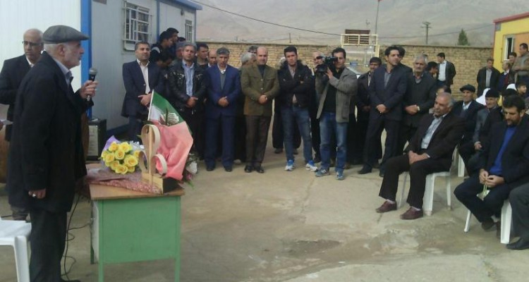 سومین مدرسه توسط خیر مدرسه ساز در شهرستان صحنه کلنگ زنی شد