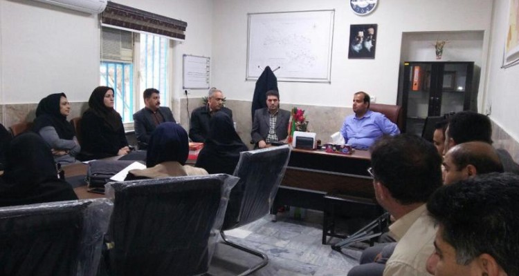 مراسم تودیع و معارفه ریس مرکز بهداشت شهرستان صحنه برگزار شد