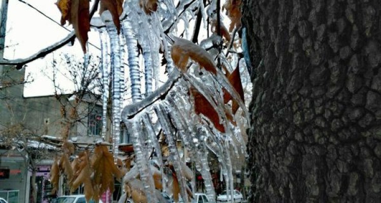 قندیل های خیابان شهر صحنه 