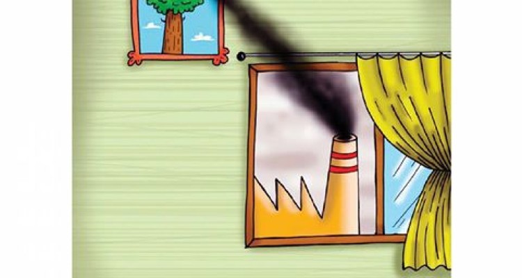مرگ درختان با افزایش آلودگی کارخانه جات صنعتی