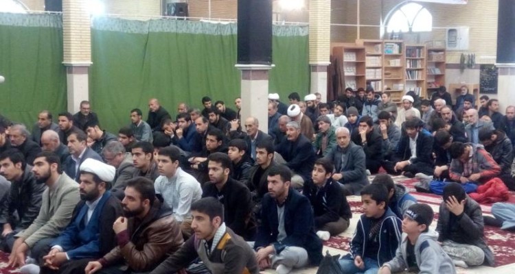مراسم سالروز شهادت حضرت فاطمه(س) درشهرستان صحنه برگزار شد