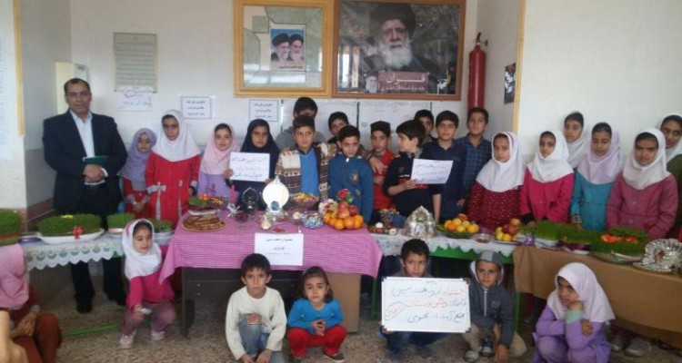 جشنواره هفت سین نوروزی آیت الله نجومی اداره آموزش وپرورش صحنه برگزار شد