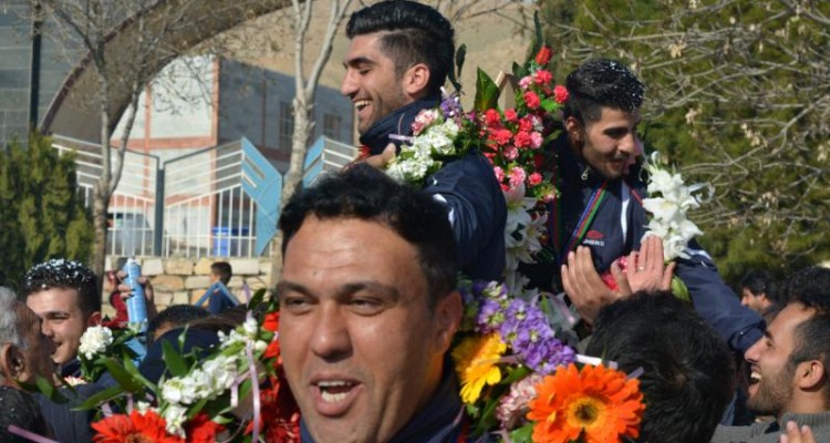 مراسم استقبال از قهرمانان مسابقات اوراسیایی هنر های رزمی توکیما انجام شد