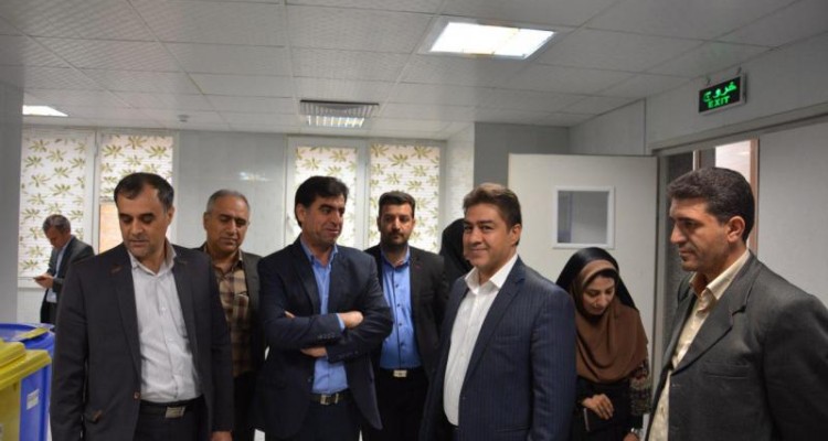 فرماندار شهرستان صحنه از بیمارستان معاون بازدید کرد