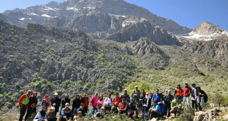 ۳۶ نفر از باشگاه کوهنوردی راخ شهرستان صحنه دره سراوله را پیمایش کردند