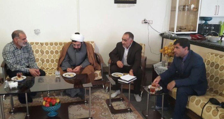 جمعی از مسئولین شهرستان صحنه با جانبازان  این شهرستان دیدار کردند + عکس