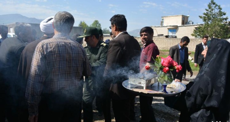 مراسم افتتاحیه مسجد روستای سرخه مهری بخش چمچمال صحنه برگزار شد