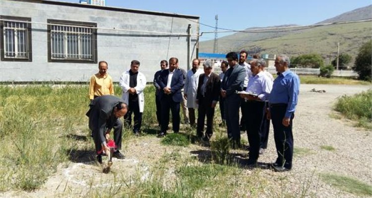 پانسیون های پزشکان بخش دینور کلنگ زنی شد + تصویر