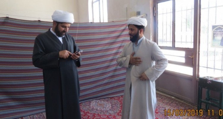 بازدید رئیس تبلیغات اسلامی صحنه از مبلغین ماه رمضان