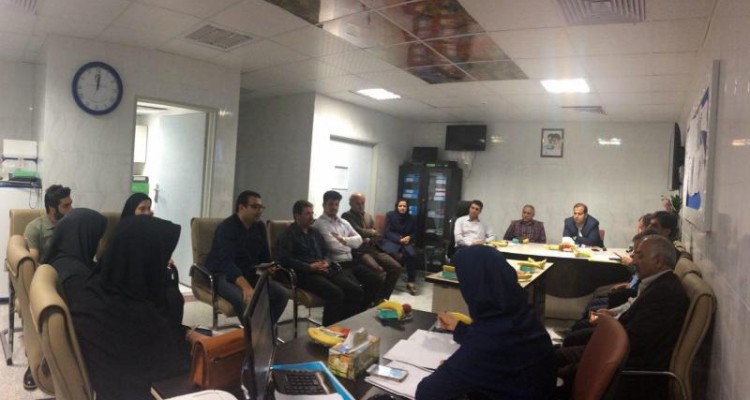  اولین جلسه موسسه خیریه سلامت در بیمارستان دکتر معاون شهرستان صحنه برگزار شد