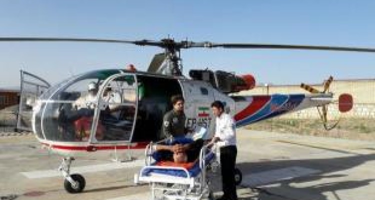 انتقال ۱۵ بیمار توسط اورژانس هوایی در استان کرمانشاه 