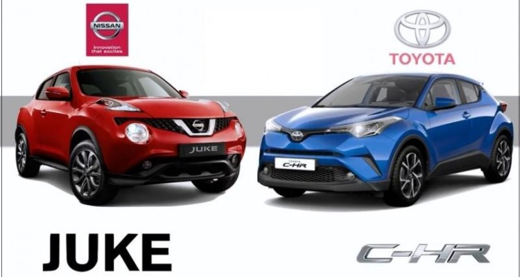 مقایسه همه جانبه تویوتا C-HR با نیسان جوک اسپرت + تصاویر 