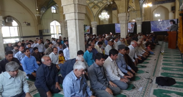 نماز عبادی سیاسی جمعه این هفته شهرستان صحنه برگزار شد