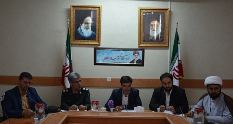 جلسه شورای هماهنگی برنامه های دهه کرامت در شهرستان صحنه برگزار شد