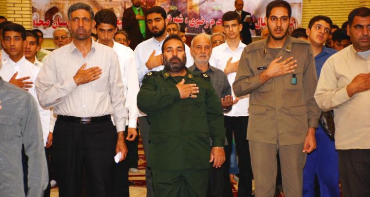 مراسم استقبال از خادمان حضرت رضوی در شهرستان صحنه انجام شد