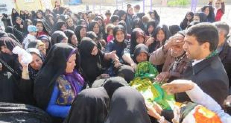 استقبال بی نظیر اهالی شهر حمیل از کاروان زیرسایه خورشید 