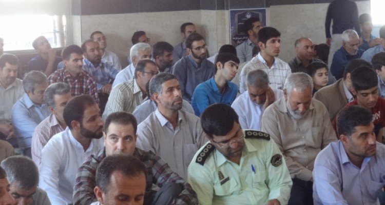 نماز عبادی سیاسی جمعه این هفته شهرستان صحنه برگزار شد