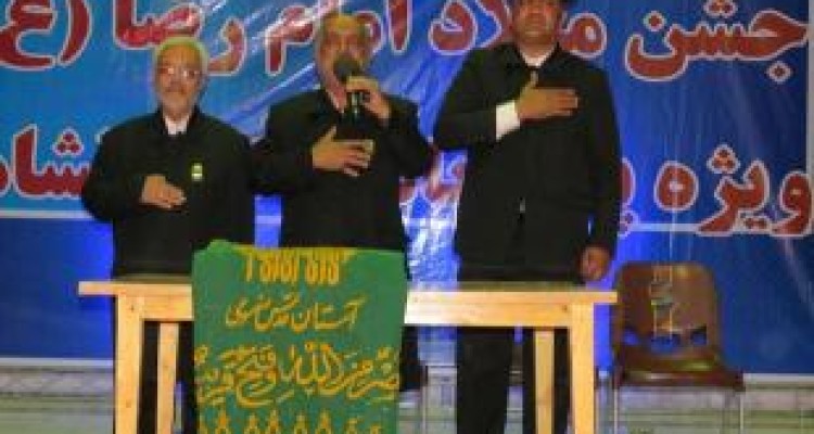 استقبال ویژه پاکبانان کرمانشاهی از کاروان امام هشتم(ع) 