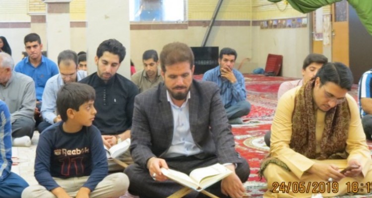 محفل انس با قرآن کریم در مسجد امام حسین (ع) صحنه برگزار شد
