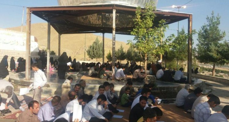  مراسم پرفیض دعای عرفه در صحنه برگزار شد