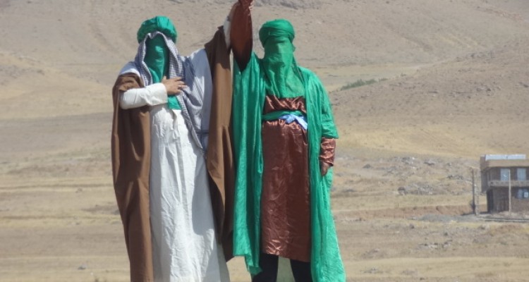 مراسم بازخوانی واقعه غدیر خم در شهرستان صحنه برگزار شد
