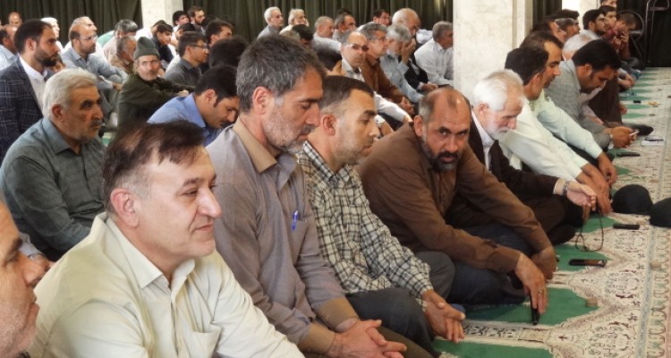 نماز عبادی سیاسی جمعه این هفته شهرستان صحنه برگزار شد