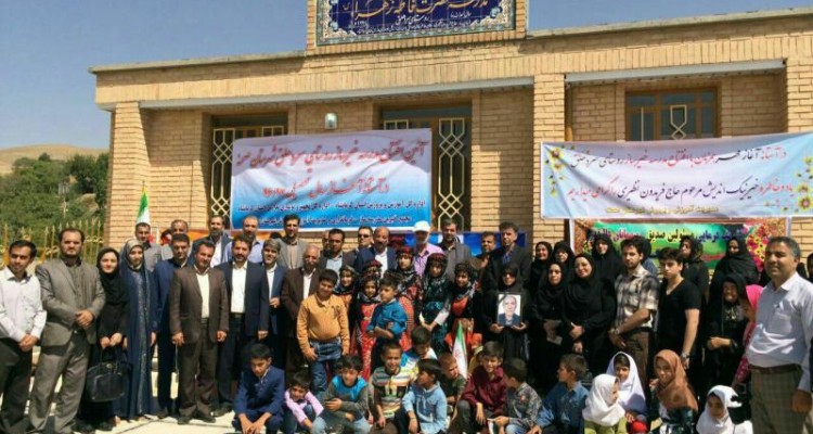 مدرسه دو کلاسه خیر ساز حضرت فاطمه (س) روستای سر دهلق شهرستان صحنه افتتاح شد + تصویر