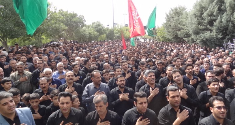 	مراسم تاسوعای حسينی در صحنه برگزار شد 