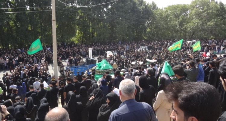 مراسم عاشورای حسینی در شهرستان صحنه برگزار شد 