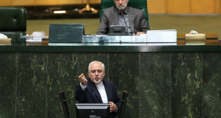 ظریف: نقش محوری رییس مجلس بر موضوع برجام بعدها مشخص می‌شود